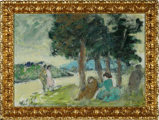 Слепышев Анатолий Степанович.  У сосен